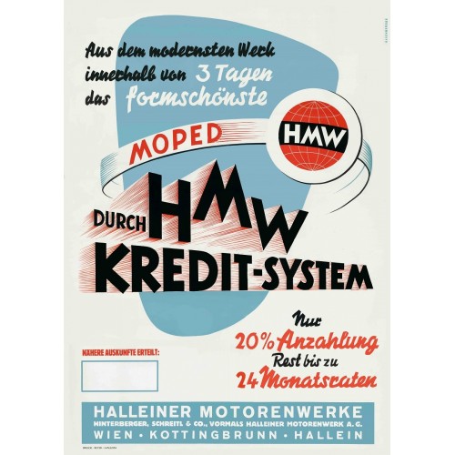 Plakat HMW Kreditsystem